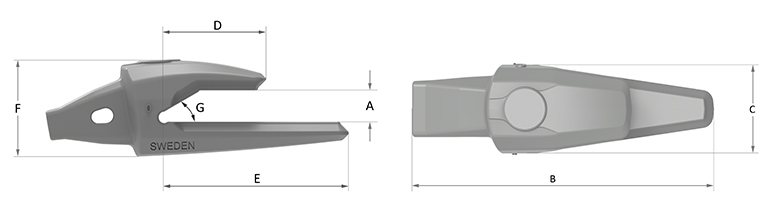 C-REX Excavator adapter BE Duo View_72