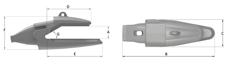 ProClaws Excavator adapter BME Duo View_72